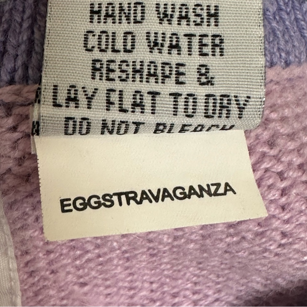 Storybook Knits Eggstravaganza Cardigan with Embroidered Details - Picture 14 of 14
